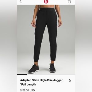 Lululemon Adapted State High Rise Joggers, Full Length